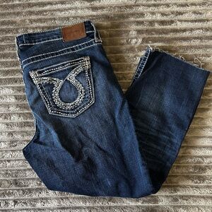 Big Star Dark Blue Boot Cut Jeans capris